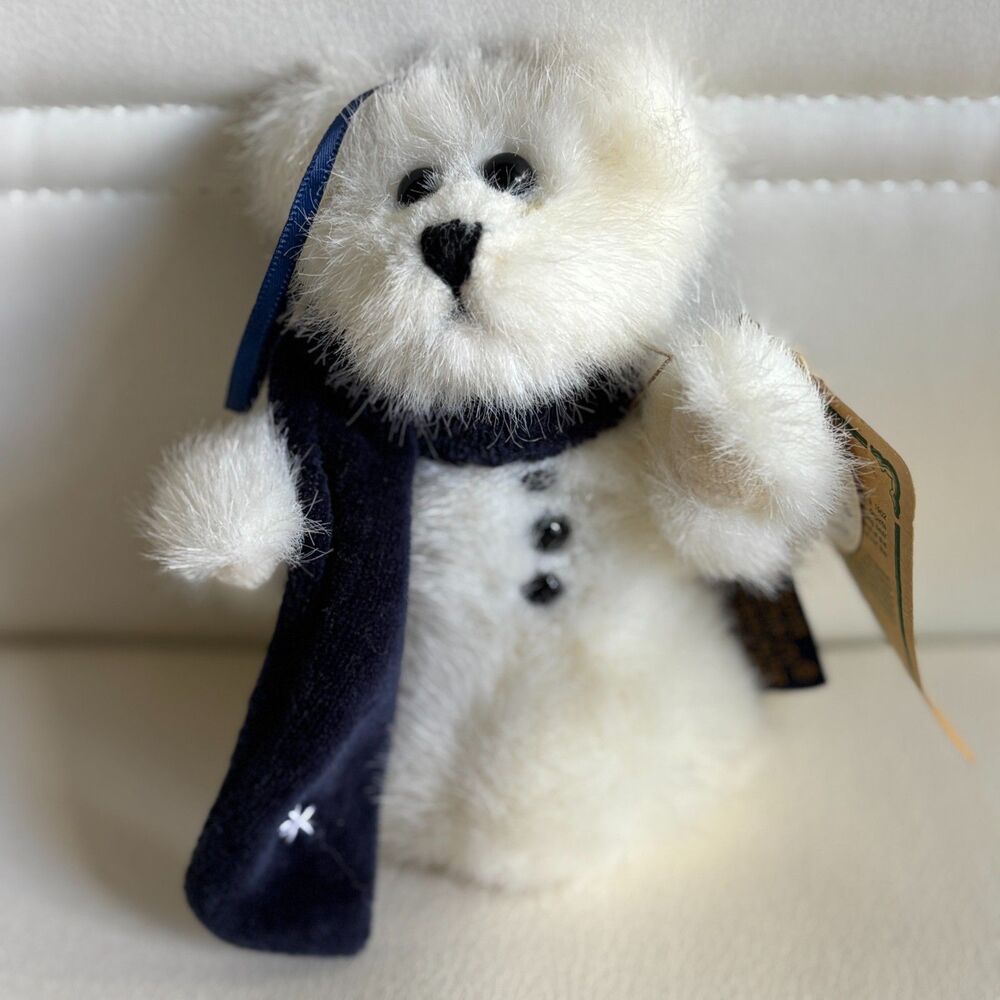 1990 Boyds Bears Archive Silverton Snowberry Bearwear 5" Plush Bear #1364 Tags